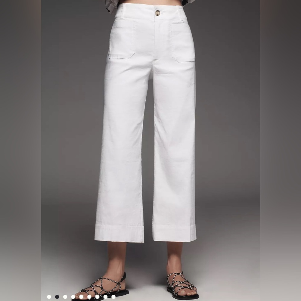 NWOT Anthropologie by Maeve Colette Crop pants - Picture 2 of 5